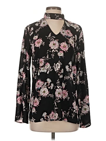 NY Collection Long Sleeve Blouse (view 1)