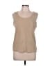 White Stag Tan Sleeveless T-Shirt Size 12 - photo 1