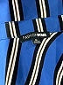 Fashion Nova 100% Polyester Stripes Blue 3/4 Sleeve Blouse Size M - photo 7