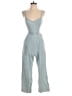 Express Solid Blue Jumpsuit Size 4 - photo 1