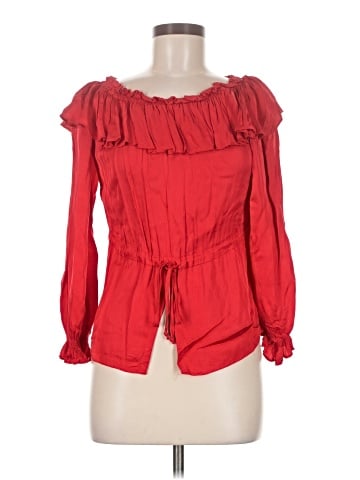 Olivaceous Long Sleeve Blouse (view 1)