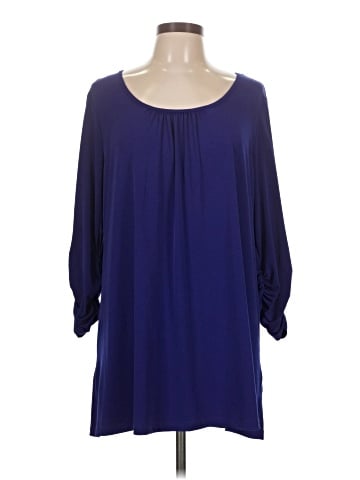 Susan Graver 3/4 Sleeve Blouse (view 1)