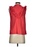 J.Crew 100% Cotton Red Sleeveless Blouse Size XS - photo 2