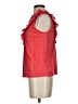 J.Crew 100% Cotton Red Sleeveless Blouse Size XS - photo 5