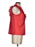 J.Crew 100% Cotton Red Sleeveless Blouse Size XS - photo 4