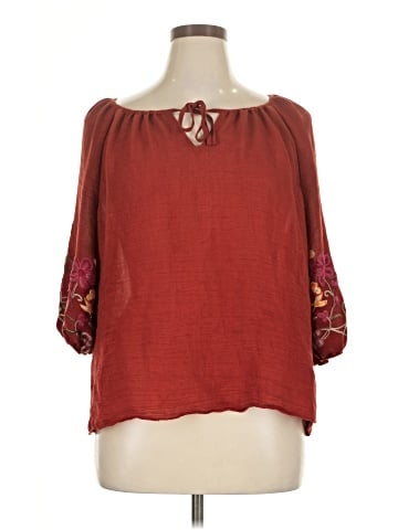 Olivia & Martin 3/4 Sleeve Blouse (view 1)
