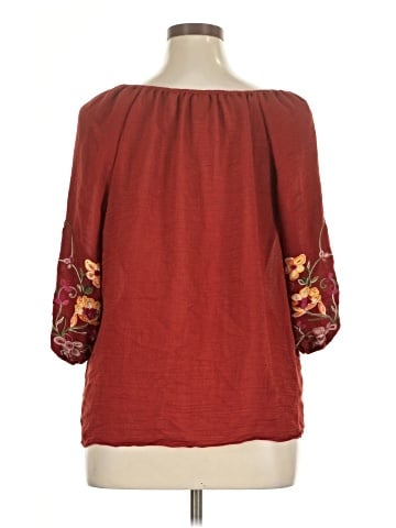 Olivia & Martin 3/4 Sleeve Blouse (view 2)