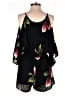 Audrey 3+1 Floral Black Romper Size S - photo 2