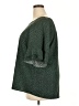 Shein Curve 100% Polyester Green Short Sleeve Blouse Size 18 Plus (3) - photo 5