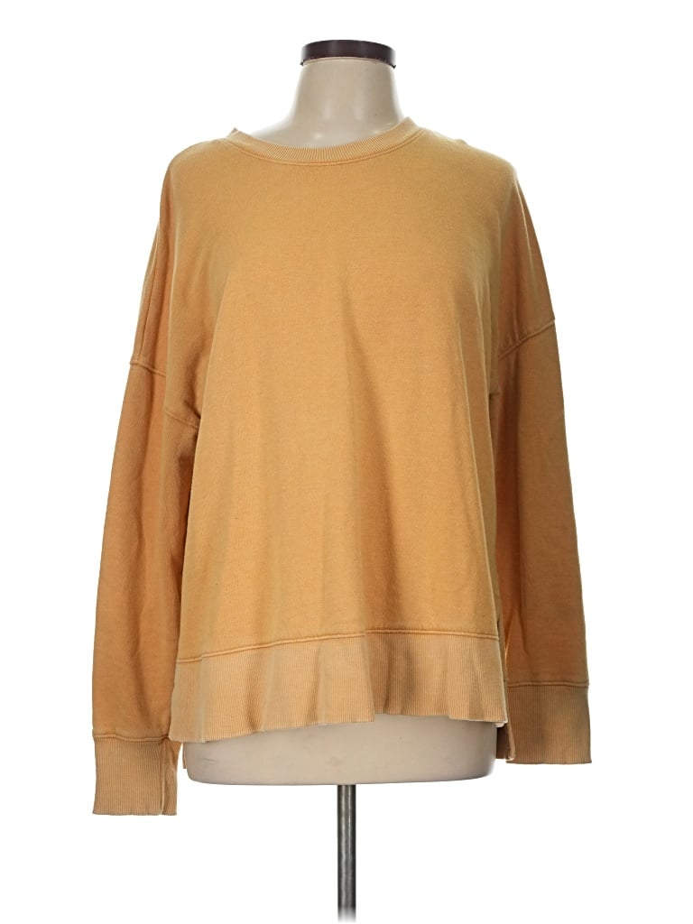 Pre-owned Time And Tru Pullover Sweater In Gold