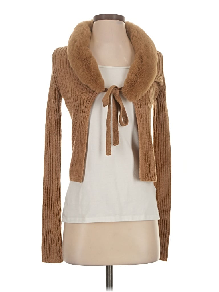 Pre-owned Wild Fable Cardigan Sweater In Brown