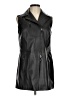 Worth New York 100% Leather Black Vest Size 8 - photo 1