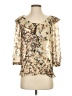 Ted Baker London 100% Polyester Ivory 3/4 Sleeve Blouse Size 2 (0) - photo 1