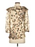 Ted Baker London 100% Polyester Ivory 3/4 Sleeve Blouse Size 2 (0) - photo 2