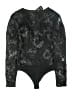 Express 100% Polyester Black Bodysuit Size XS - photo 2