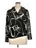 Lane Bryant 100% Polyester Black Long Sleeve Blouse Size 14 - 16 Plus - photo 1