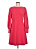 J.Crew 100% Polyester Solid Red Casual Dress Size 6 - photo 1