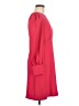 J.Crew 100% Polyester Solid Red Casual Dress Size 6 - photo 4