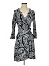 BCBGMAXAZRIA Paisley Blue Casual Dress Size S (petite) - photo 1