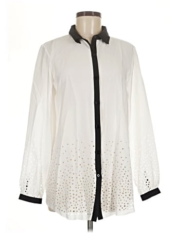 August Silk Long Sleeve Blouse (view 1)