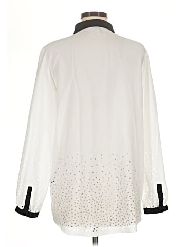 August Silk Long Sleeve Blouse (view 2)