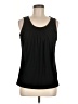 August Silk Black Sleeveless Blouse Size M - photo 1