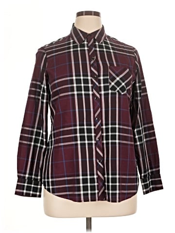 Foxcroft Long Sleeve Button-Down Shirt (view 1)