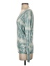 MY TRIBE Tie-dye Teal Pullover Sweater Size S - photo 5