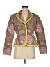 Etcetera Paisley Brown Blazer Size 6 - photo 1