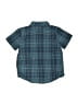 Old Navy Plaid Teal Short Sleeve Button-Down Shirt Size 18-24 mo - photo 2