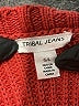 Tribal Jeans Chevron-herringbone Red Pullover Sweater Size L - photo 4