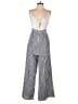 Forever 21 Stripes Gray Jumpsuit Size M - photo 1