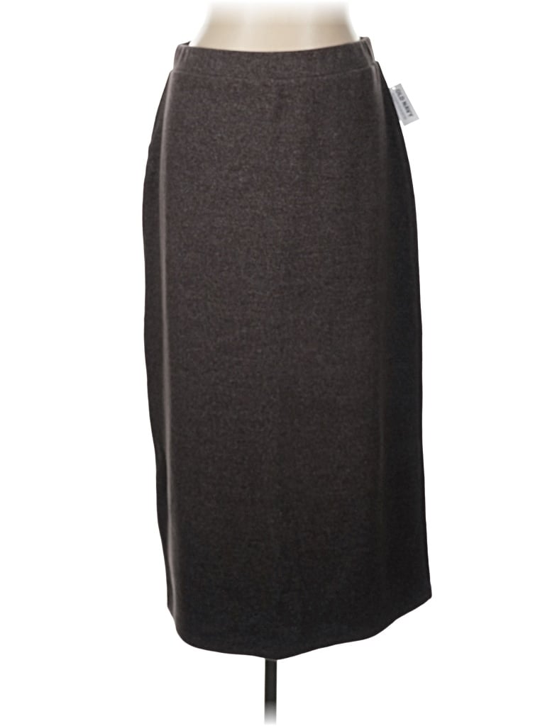 Pre-owned Old Navy Formal Skirt In Gray
