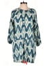 J.Crew 100% Cotton Argyle Teal Romper Size M - photo 1