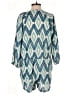 J.Crew 100% Cotton Argyle Teal Romper Size M - photo 2