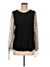 Ariella Black Long Sleeve Blouse Size M - photo 1
