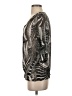Kay Celine 100% Polyester Silver 3/4 Sleeve Blouse Size S - photo 5