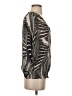 Kay Celine 100% Polyester Silver 3/4 Sleeve Blouse Size S - photo 4