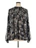 Torrid 100% Polyester Gray Long Sleeve Blouse Size 3X Plus (3) - photo 1