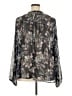 Torrid 100% Polyester Gray Long Sleeve Blouse Size 3X Plus (3) - photo 2