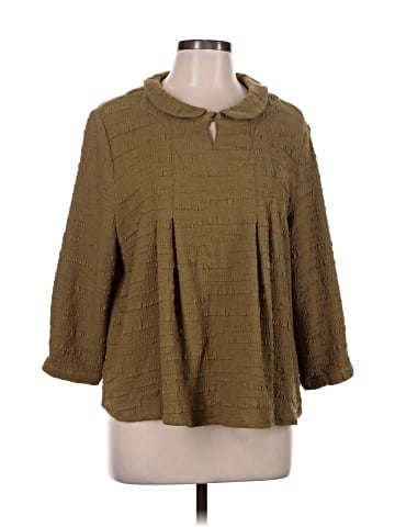 FASHION TO FIGURE 3/4 Sleeve Blouse (view 1)