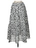 Merokeety 100% Polyester Animal Print Silver Casual Skirt Size S - photo 1