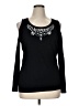 Red 100% Rayon Black Long Sleeve T-Shirt Size XL - photo 1
