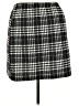 Shein Curve Houndstooth Black Casual Skirt Size 4X - photo 2