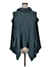 For Cynthia Teal Poncho Size 1X - photo 1
