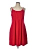 Unbranded Solid Red Casual Dress Size L - photo 1