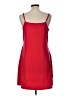Unbranded Solid Red Casual Dress Size L - photo 2