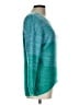 rue21 100% Acrylic Color Block Teal Pullover Sweater Size L - photo 4