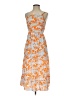 Jessica Simpson 100% Polyester Print Orange Cocktail Dress Size XS - photo 1