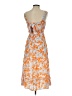 Jessica Simpson 100% Polyester Print Orange Cocktail Dress Size XS - photo 2